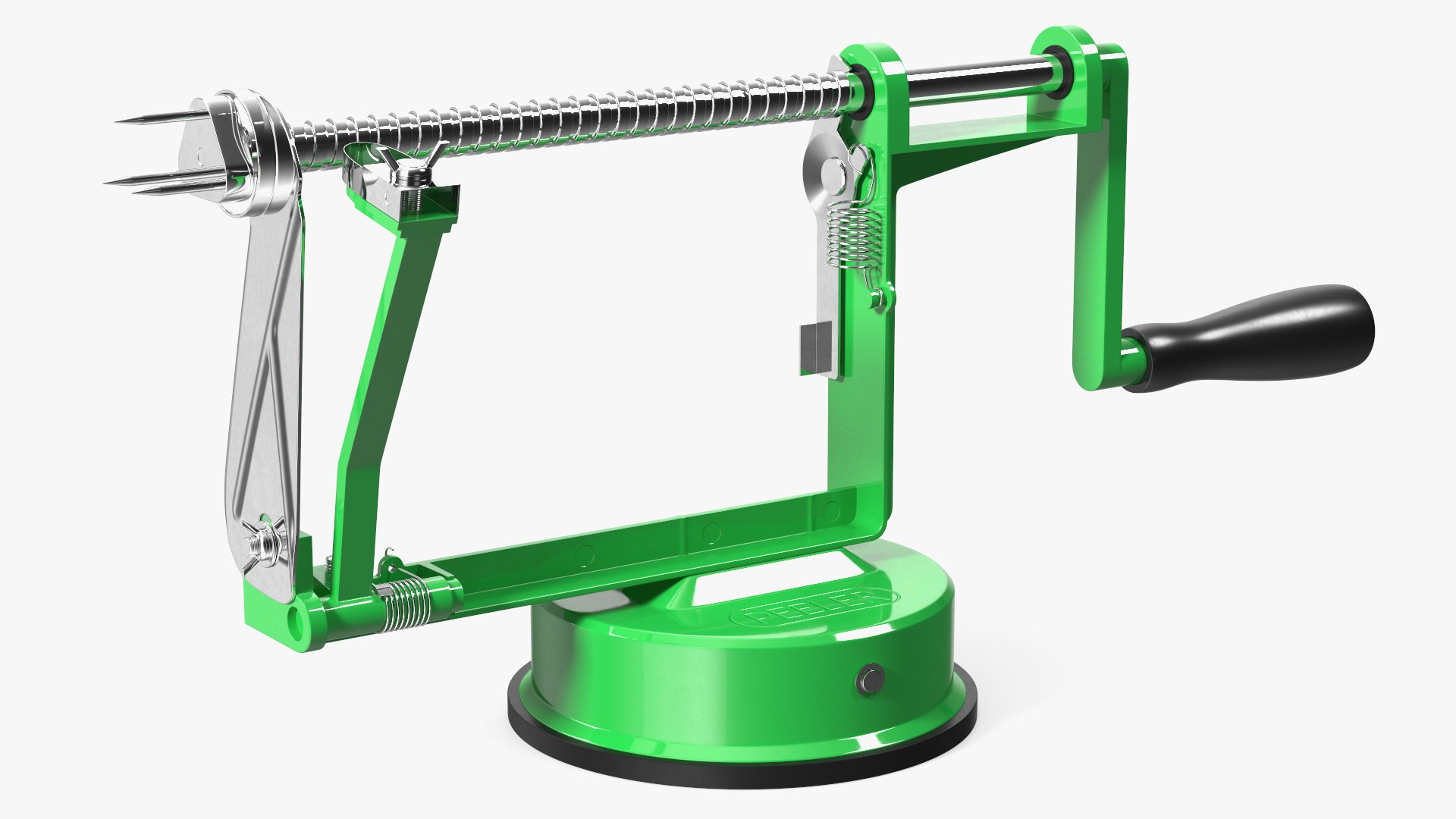 Green Potato And Apple Peeler 3D model preview