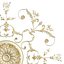 Roseta de teto decorativa Medalhão de gesso ornamentado Modelo 3D Alto detalhe Neoclássico