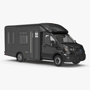 3D Ford Starcraft Executive Shuttle Bus Simple Interior
