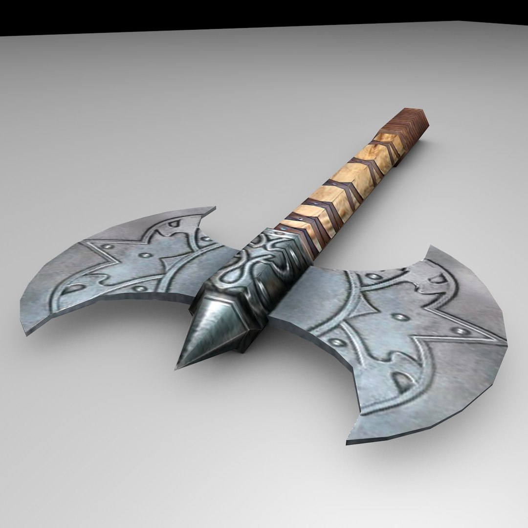 3d Axe Cutting Model