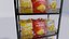3D supermarket shelf with bags of potato chips 2