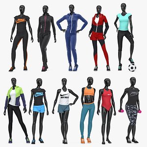 female sport mannequins model