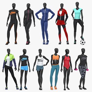 Female sport mannequin collection