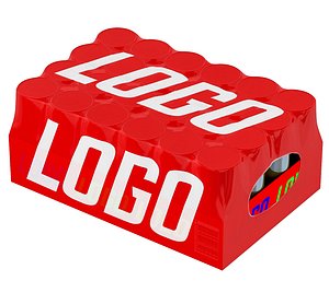 3D shrink pan slim beverage