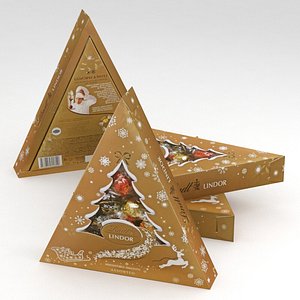 3D model lindt lindor christmas assorted