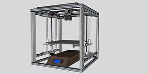 3D Printer Screwmaker with CORE XY kinematics 300x300x300mml 3D model