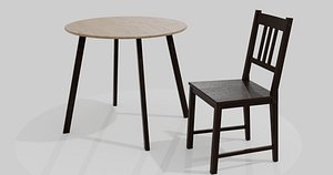 3D chair table
