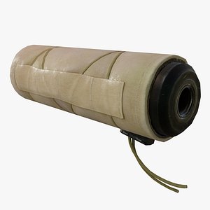 Silencer with Beige Cover