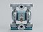 Double Diaphragm Transfer Pump with Bolted Chambers and Manifolds