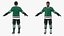 hockey player green 3D model