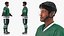 hockey player green 3D model