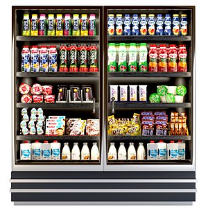 Refrigerator with drinks 2