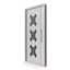 Decorative Steel Door with Elegant Embellishments