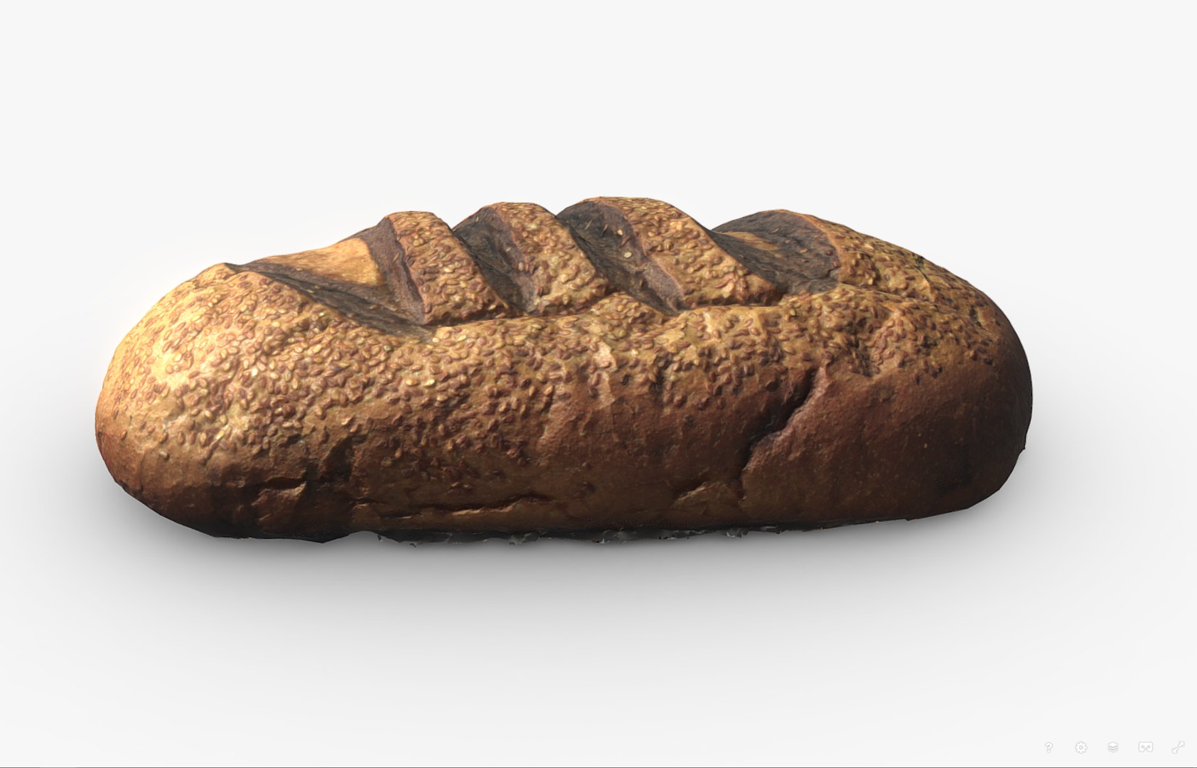 3D bread scan pbr model - TurboSquid 1567364