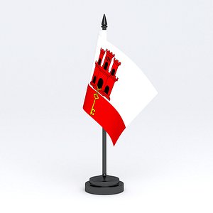 Table Flag Gibraltar model