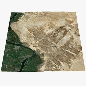 3D nile river old tributary