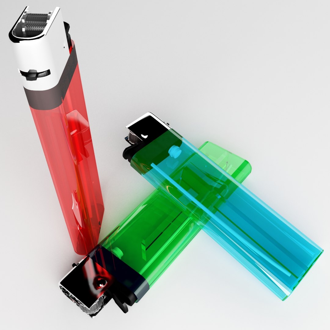 lighter 3d model