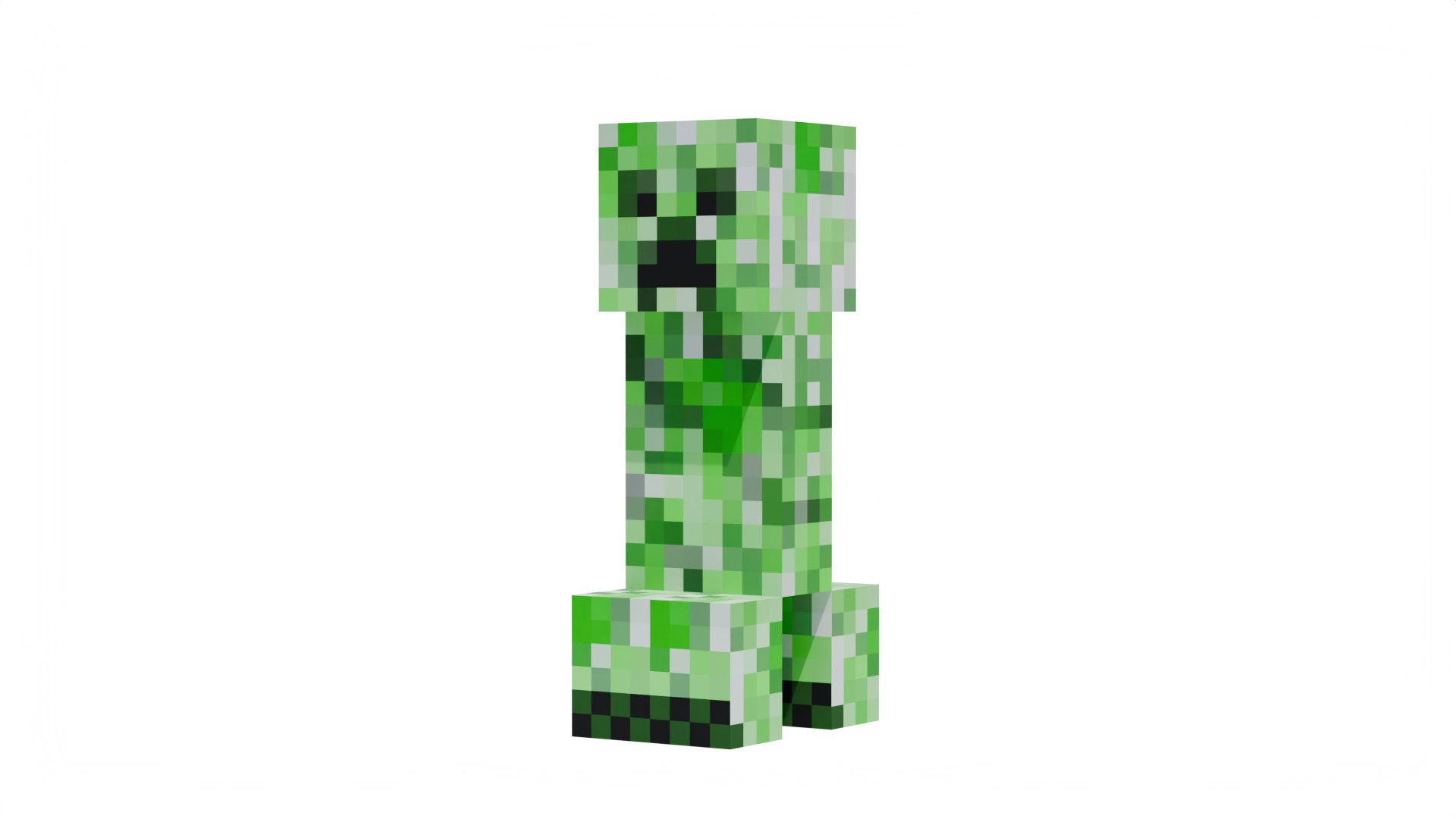 3D Creeper - Minecraft - TurboSquid 2493582
