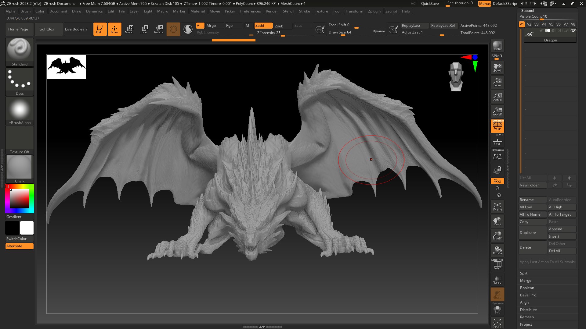 Big Dragon 3D Model - TurboSquid 2352353