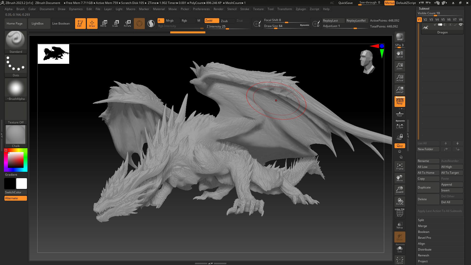 Big Dragon 3D Model - TurboSquid 2352353