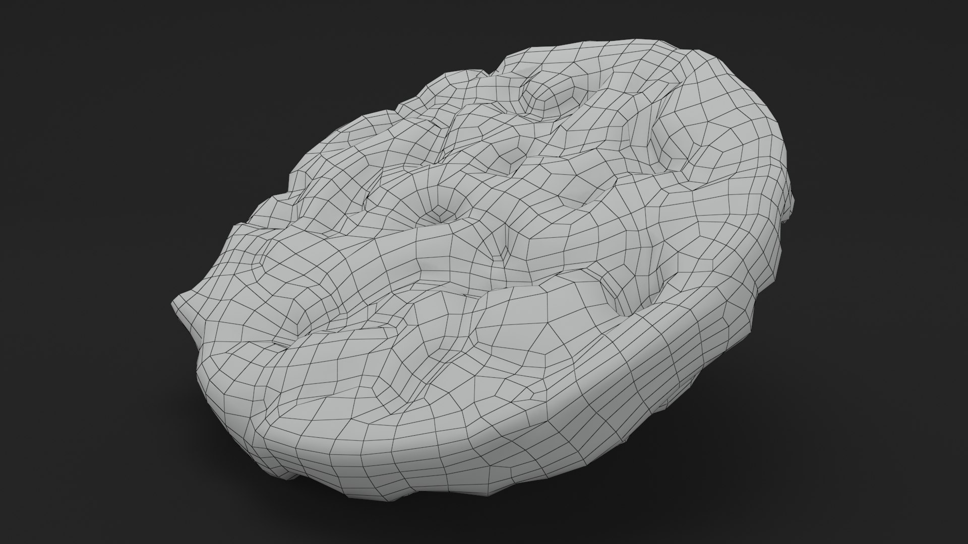 3D Puffed Rice Cake With Chocolate Spread Model - TurboSquid 1847063