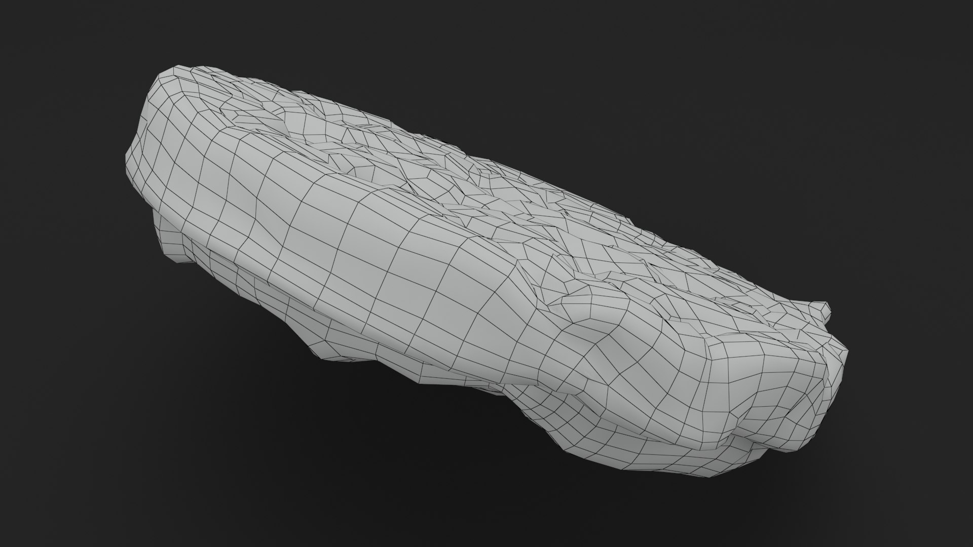 3D Puffed Rice Cake With Chocolate Spread Model - TurboSquid 1847063
