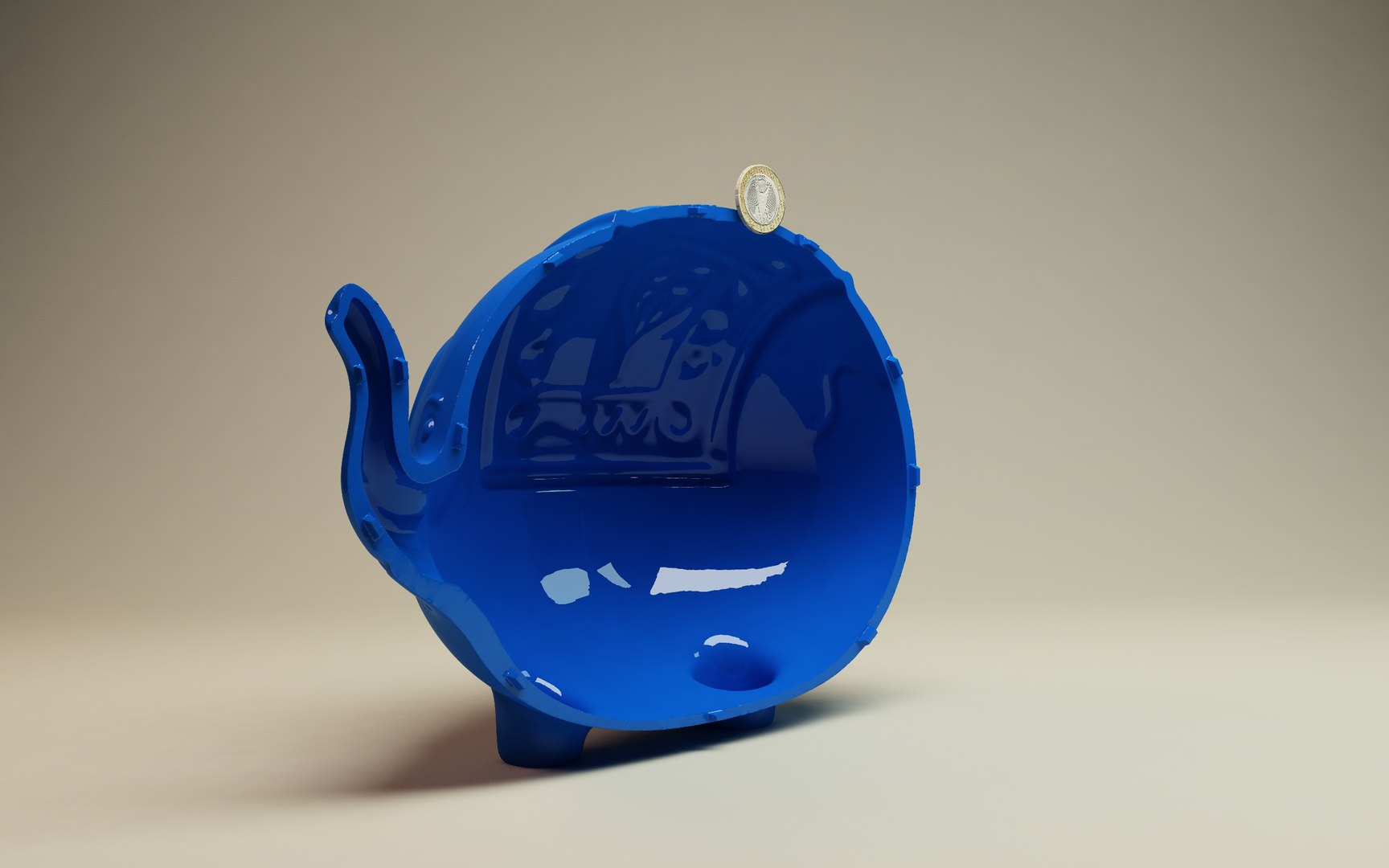 Elephant Bank Coin 3D Model - TurboSquid 1452375