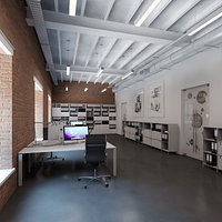 Office with Kitchen and Conference Room