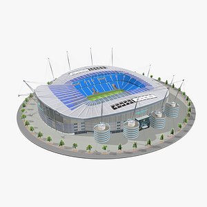 3D model etihad stadium manchester