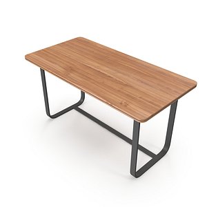 3D Modern Office Workstation Table