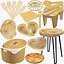 Collezione di utensili e mobili in legno per cucina V1