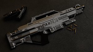 N7 ASSAULT RIFLE SILVER EDITION