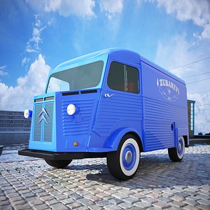 3d model citroen hy