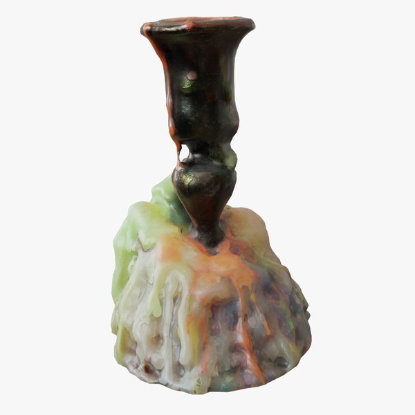 3D model antique candle stick