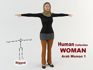 young arab woman model