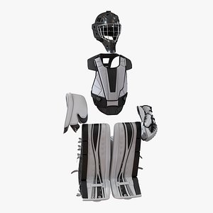 Hockey Goalie Protection Kit Generic 2 3D Model