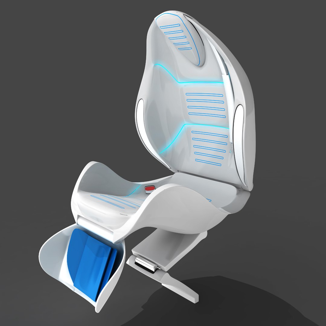 Innovative folding seat 3D model - TurboSquid 1213617