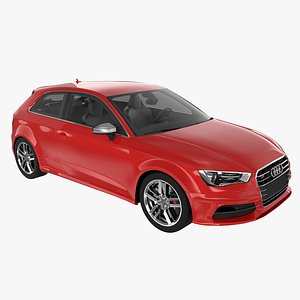 audi s3 2014 3d model