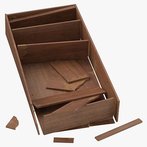 Damaged Bookcase model