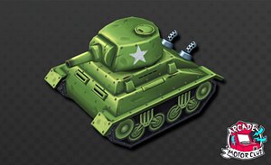 Cartoon WW2 Tank