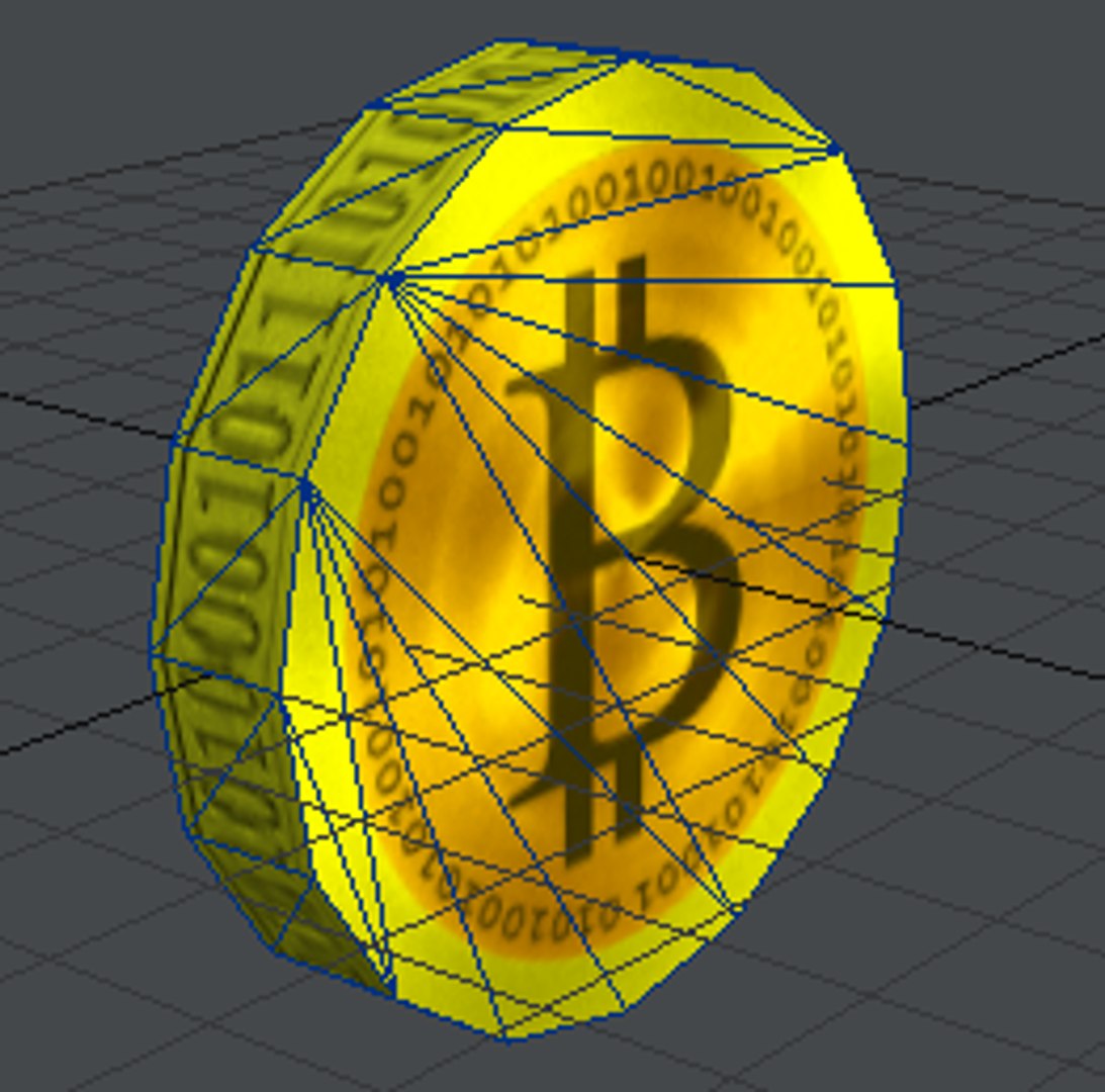 Bitcoin Coin 3d Model