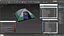 Camping Dome Tent Sleeping Bag Setup with Lantern
