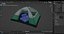Camping Dome Tent Sleeping Bag Setup with Lantern