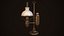 antique oil lamp ready 3D