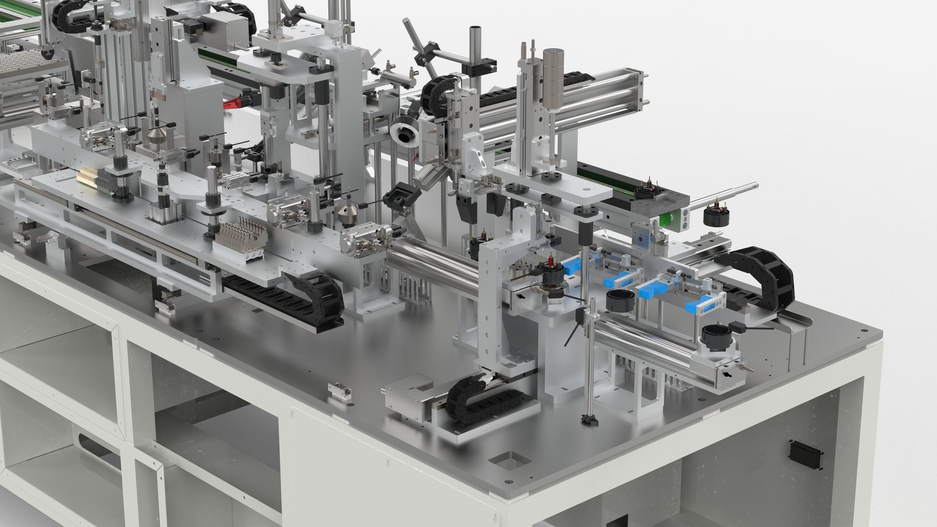 Automatic Vacuum Cleaner Motor Assembly Line Model TurboSquid 1980025
