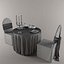 3ds max table chairs