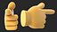 Backhand Index Pointing Right Icon