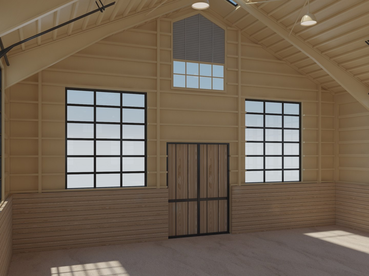 Horse Riding Hall 3D TurboSquid 2120908