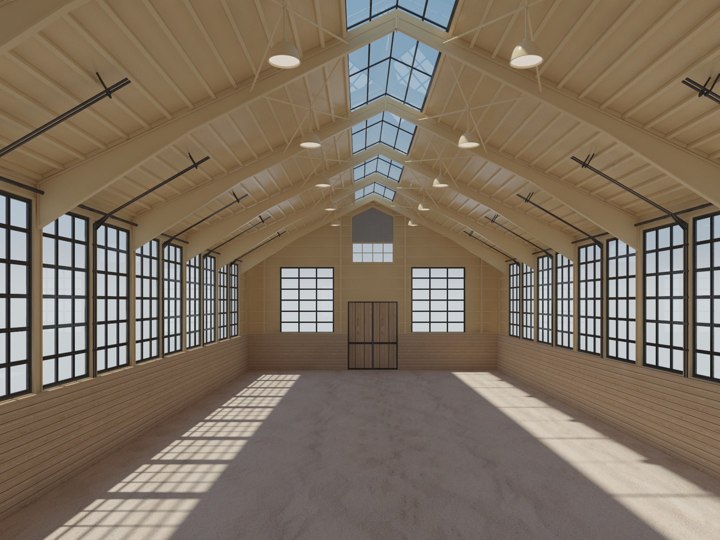 Horse Riding Hall 3D - TurboSquid 2120908