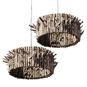 Lamp branch n4 3D model